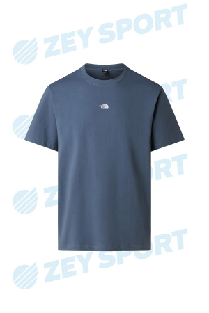 Essential Center Logo Relaxed Erkek T-Shirt - NF0A8GQE Granit Gri - 5
