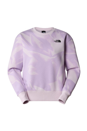 Essential Crew Print Kadın SweatShirt - NF0A881D Lila - The North Face