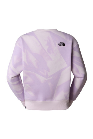 Essential Crew Print Kadın SweatShirt - NF0A881D Lila - 2