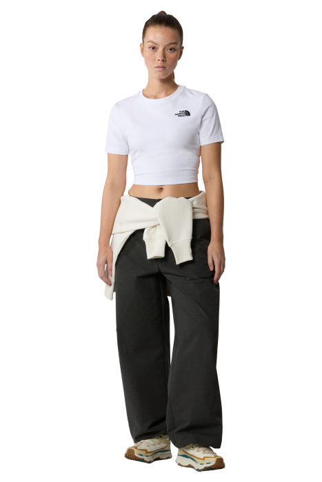 Essential Kadın Crop T-Shirt - NF0A55AO Beyaz - 2