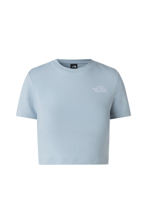 Essential Kadın Crop T-Shirt - NF0A55AO Buz Mavisi - 4