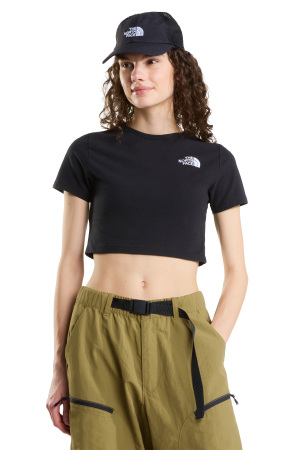 Essential Kadın Crop T-Shirt - NF0A55AO Siyah - The North Face