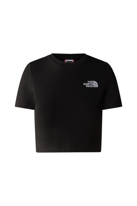 Essential Kadın Crop T-Shirt - NF0A55AO Siyah - 4