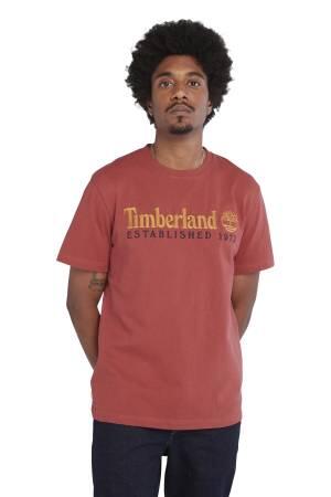 Est 1973 Tee Erkek T-Shirt - TB0A2CMA Nar Çiçeği - Timberland