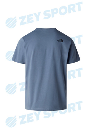 Evolution Box Half Dome Regular Erkek T-Shirt - NF0A8G9C Granit Gri - 2