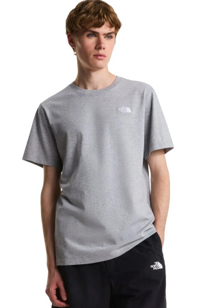 Evolution Simple Dome Regular Erkek T-Shirt - NF0A8CZ2 Gri - The North Face