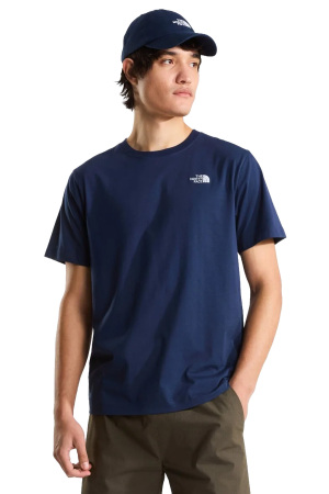 Evolution Simple Dome Regular Erkek T-Shirt - NF0A8CZ2 Lacivert - The North Face