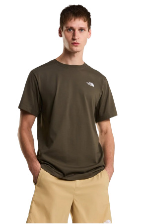 Evolution Simple Dome Regular Erkek T-Shirt - NF0A8CZ2 Yeşil - The North Face