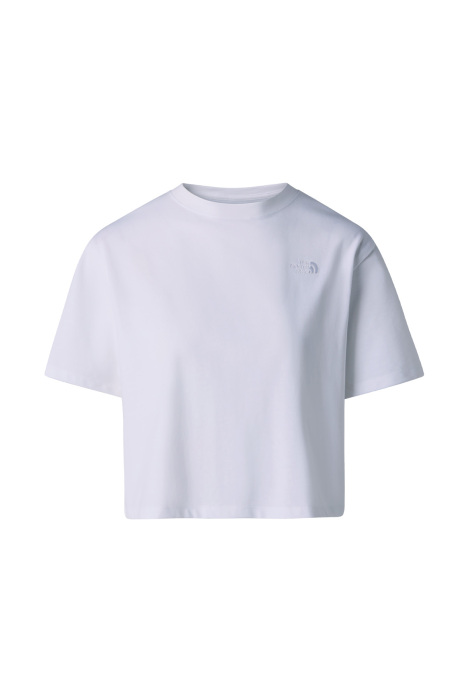 Evolution Simple Dome Rlx Kadın Crop T-Shirt - NF0A8FDH Beyaz - 1