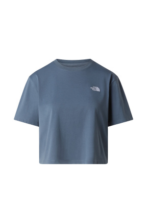 Evolution Simple Dome Rlx Kadın Crop T-Shirt - NF0A8FDH Granit Gri - The North Face