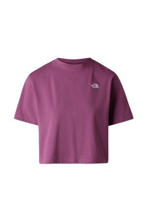 Evolution Simple Dome Rlx Kadın Crop T-Shirt - NF0A8FDH Mor - The North Face