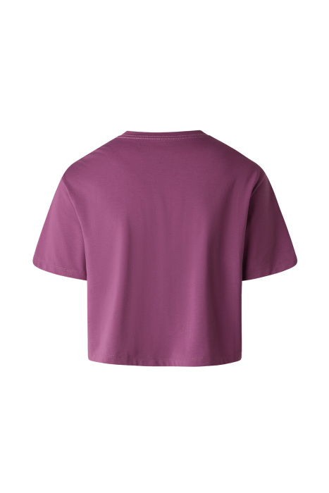 Evolution Simple Dome Rlx Kadın Crop T-Shirt - NF0A8FDH Mor - 2