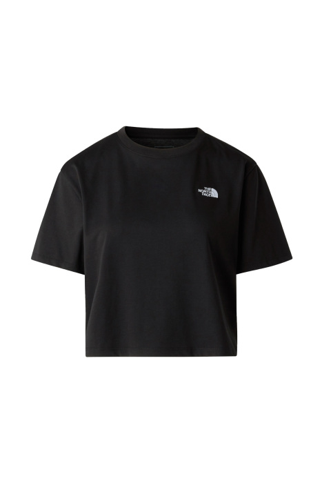 Evolution Simple Dome Rlx Kadın Crop T-Shirt - NF0A8FDH Siyah - 1