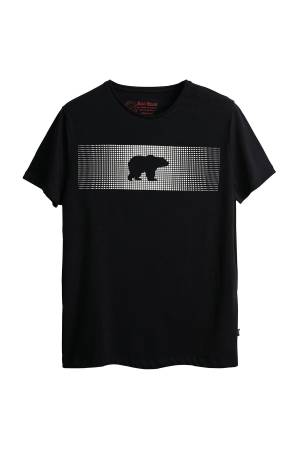 Fancy Erkek T-Shirt - 20.01.07.024 Siyah - Bad Bear