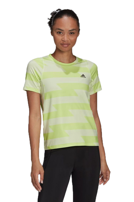 Fast Allover Print Tee Kadın T-Shirt - HD7029 Yeşil - 2