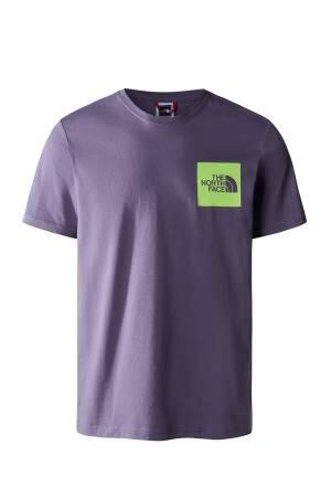 Fine Tee Erkek T-Shirt - NF00CEQ5 Mor - The North Face