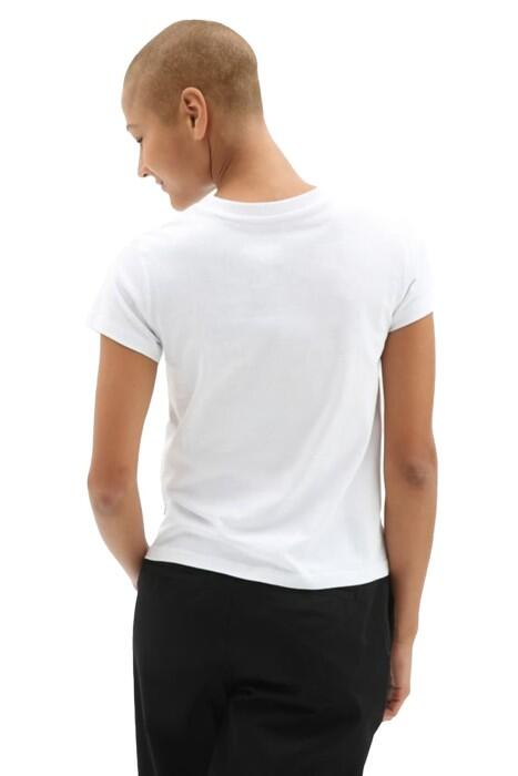 Flying V Crew Tee Kadın T-Shirt - VN0A3UP4 Beyaz - 3