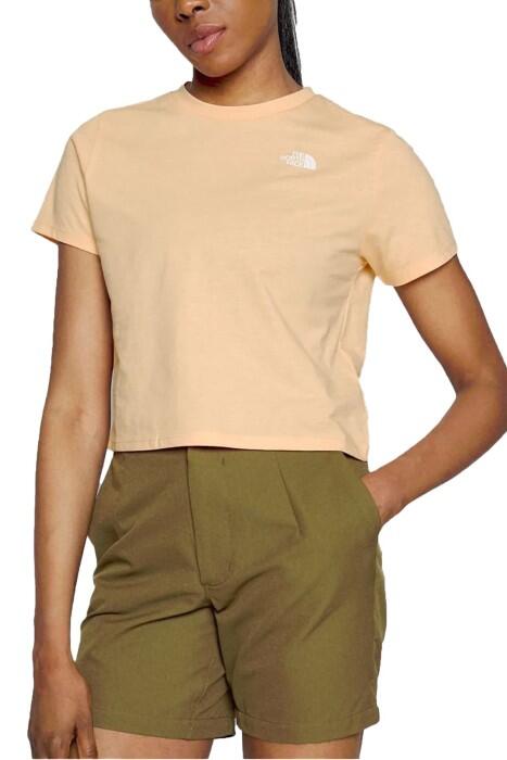 Foundation Crop Tee - Eu Kadın T-Shirt - NF0A55AY Açık Turuncu - 1