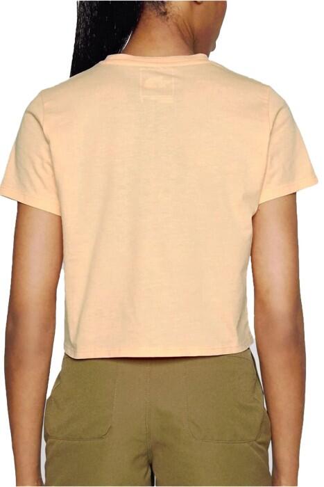Foundation Crop Tee - Eu Kadın T-Shirt - NF0A55AY Açık Turuncu - 2