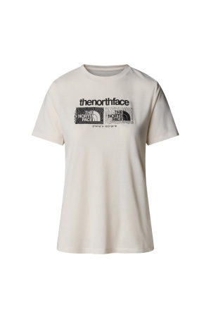 Foundatıon Tee Graphıc 1 Kadın T-Shirt - NF0A8BRZ Krem - The North Face