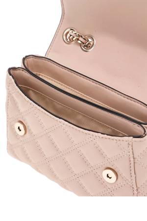 Giully Kapitoneli Mini Kadın Çanta - HWQG8748740 Pembe - 4