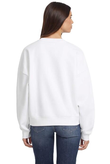 Gj Cn Os Iconic Tria Kadın SweatShirt - W4YQ00KC811 Beyaz - 3