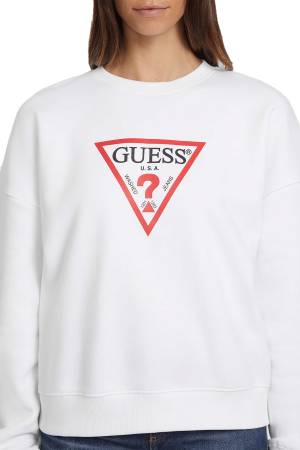 Gj Cn Os Iconic Tria Kadın SweatShirt - W4YQ00KC811 Beyaz - 4