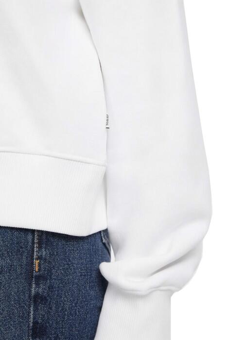 Gj Cn Os Iconic Tria Kadın SweatShirt - W4YQ00KC811 Beyaz - 5