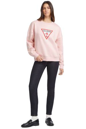 Gj Cn Os Iconic Tria Kadın SweatShirt - W4YQ00KC811 Pembe - 2