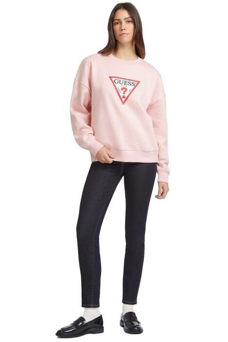 Gj Cn Os Iconic Tria Kadın SweatShirt - W4YQ00KC811 Pembe - 2