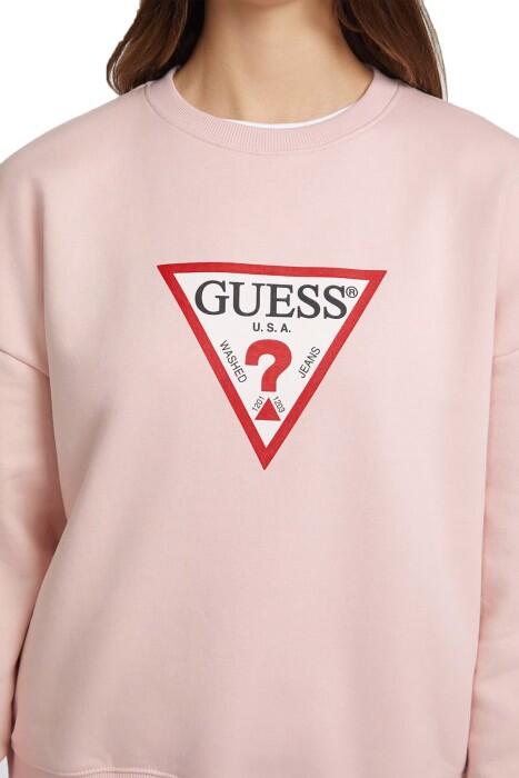 Gj Cn Os Iconic Tria Kadın SweatShirt - W4YQ00KC811 Pembe - 4