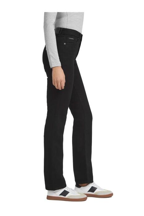 Gj G08 Mid Rise Straight Kadın Denim - W4YA98D5E81 Siyah - 4