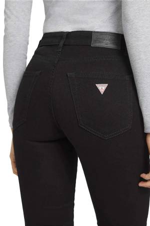 Gj G08 Mid Rise Straight Kadın Denim - W4YA98D5E81 Siyah - 5