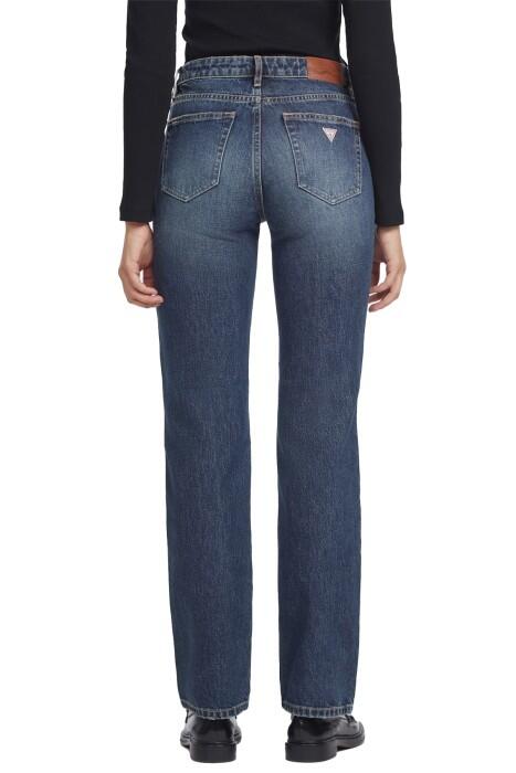 Gj G08 Mid Rise Straight Kadın Denim - W4YA98D5FC1 Mavi - 4