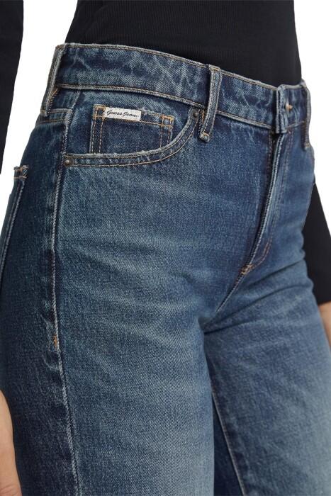 Gj G08 Mid Rise Straight Kadın Denim - W4YA98D5FC1 Mavi - 5