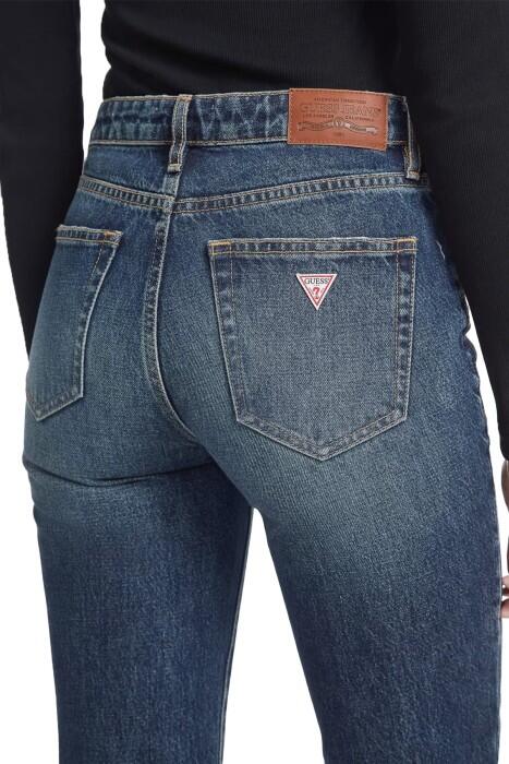 Gj G08 Mid Rise Straight Kadın Denim - W4YA98D5FC1 Mavi - 6