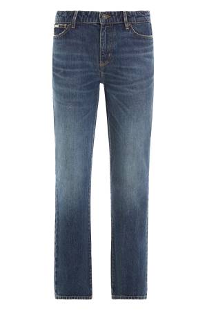 Gj G08 Mid Rise Straight Kadın Denim - W4YA98D5FC1 Mavi - 7