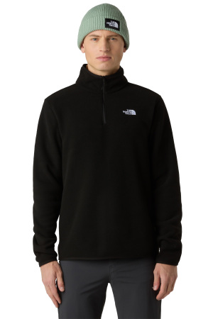 Glacıer Fleece 1/4 Zıp Erkek Polar - NF0A8D0Q Siyah - The North Face