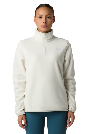 Glacıer Fleece 1/4 Zıp Kadın Polar - NF0A8D2J Krem - The North Face
