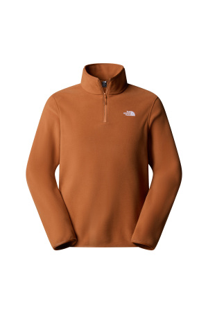 Glacıer Fleece 1/4 Zıp Erkek Polar - NF0A8D0Q Tarçın - The North Face