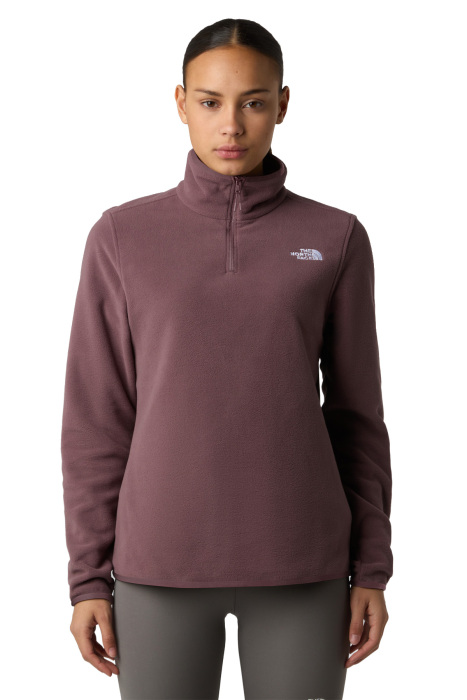 Glacıer Fleece 1/4 Zıp Kadın Polar - NF0A8D2J Açık Kahve - 1