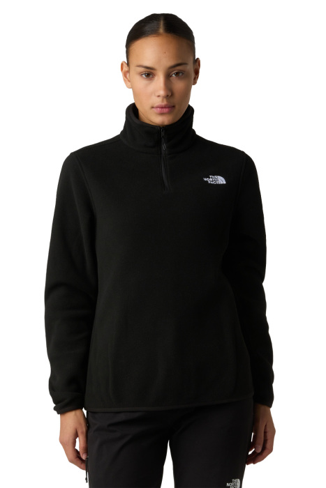 Glacıer Fleece 1/4 Zıp Kadın Polar - NF0A8D2J Siyah - 1