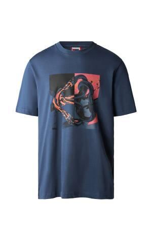 Graphic Erkek T-Shirt - NF0A823Y Mavi - The North Face