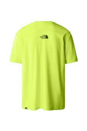 Graphic Erkek T-Shirt - NF0A823Y Neon Sarı - 2