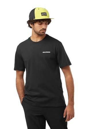Graphic Perf Ss Tee Erkek T-Shirt - LC2219400 Siyah - Salomon