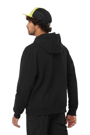 Graphic Pull Over Erkek Kapüşonlu SweatShirt - LC2220100 Siyah - 2