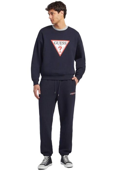 Guess Iconic Tria Erkek SweatShirt - M4YQ21K9V31 Lacivert - 2