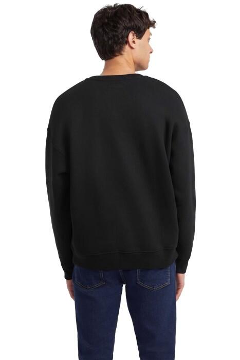 Guess Iconic Tria Erkek SweatShirt - M4YQ21K9V31 Siyah - 4
