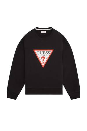 Guess Iconic Tria Erkek SweatShirt - M4YQ21K9V31 Siyah - 5
