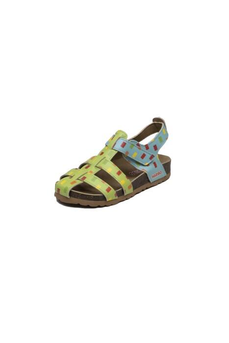 Haribo Cage Çocuk Sandalet - HRBFTW279 Yeşil - 1